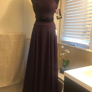 A junior two piece dress